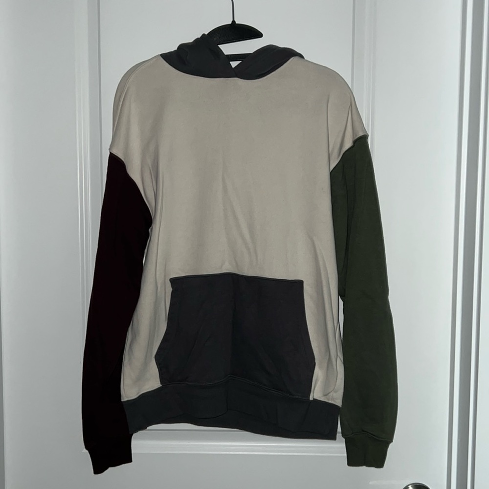 Color block hoodie